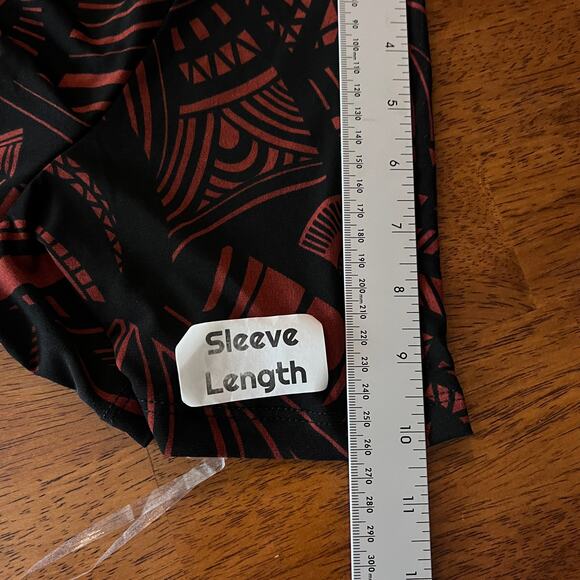 NWT Catherines Women's‎ 2X Maxi Dress Stretch Tribal Art Print Bohemian Vacation - Picture 10 of 12